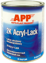 Двухкомпонентные акриловые краски APP 2K Acryl-Lack MS 2:1