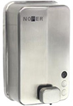 Дозатор для жидкого мыла в дизайне EVO, вертикальный, матовый 1,2 литра NOFER (03050.S)
