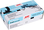 Перчатки нитриловые одноразовые размер S Extra Safe QUARTZ Q905 Extra Safe APP (090662)