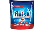 Таблетки для мытья посуды в посудомоечных машинах 22 шт, FINISH All in One Max (5900627073249)