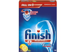 Таблетки для посудомоечных машин FINISH ALL IN 1 56 шт Lemon (8690570518603)