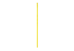 Рукоятка пластиковая Filmop 145 см. Желтая, резьба зажим, автоклавируемая (0000PM3000C)