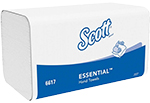 Полотенца бумажные для рук в пачках Scott Essential Kimberly-Clark (6617)