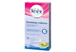 Восковые полоски для депиляции для чувствительной кожи VEET SENSITIVE 12 шт (5900627027259)