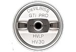 Воздушная голова HV30 HVLP для краскораспылителей GTI PRO Lite DeVILBISS (PRO-102-HV30-K)