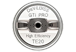 Воздушная голова TE20 High Efficiency для краскораспылителей GTI PRO Lite DeVILBISS (PRO-102-TE20-K)